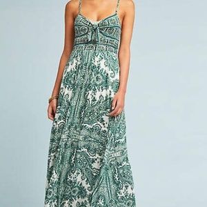 ANTHROPOLOGIE MOULINETTE SOEURS BRISBANE MAXI DRESS